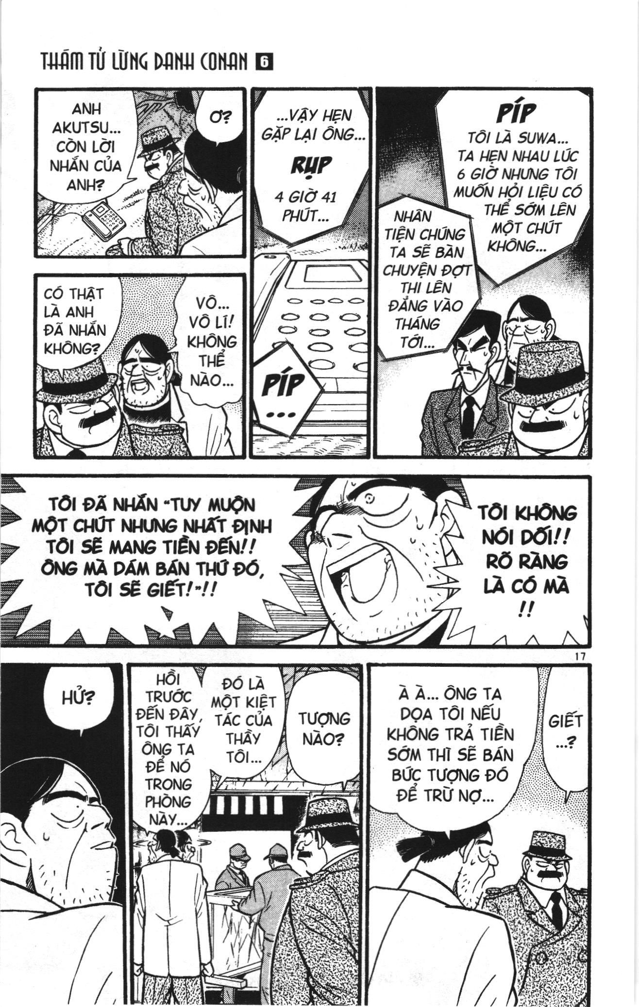 Thám tử lừng danh Conan Loạt truyện tranh Chapter 51 - Trang 17