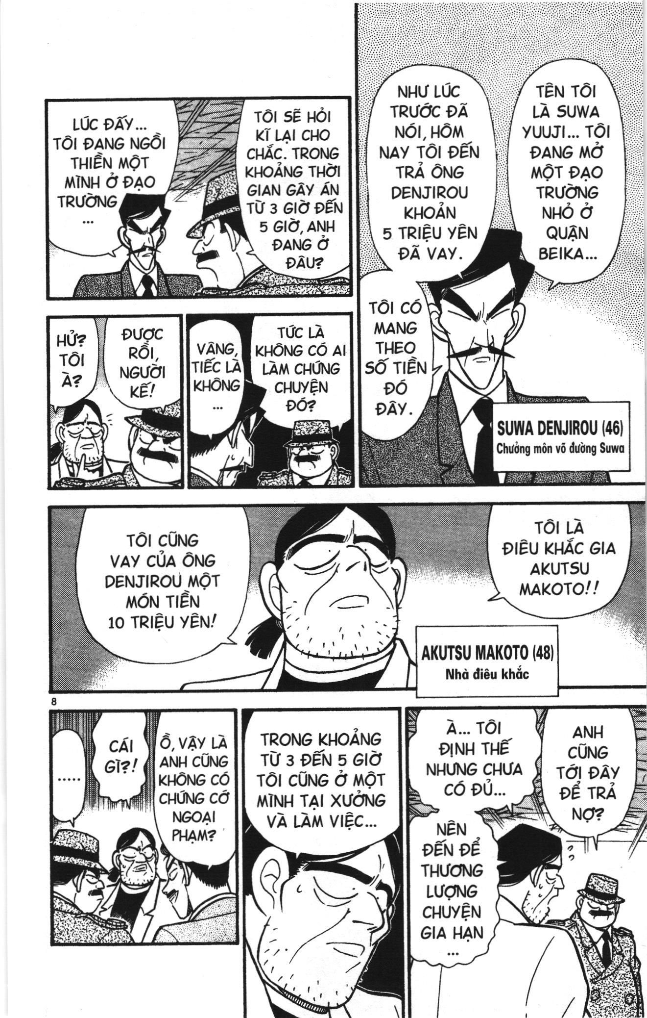Thám tử lừng danh Conan Loạt truyện tranh Chapter 51 - Trang 8