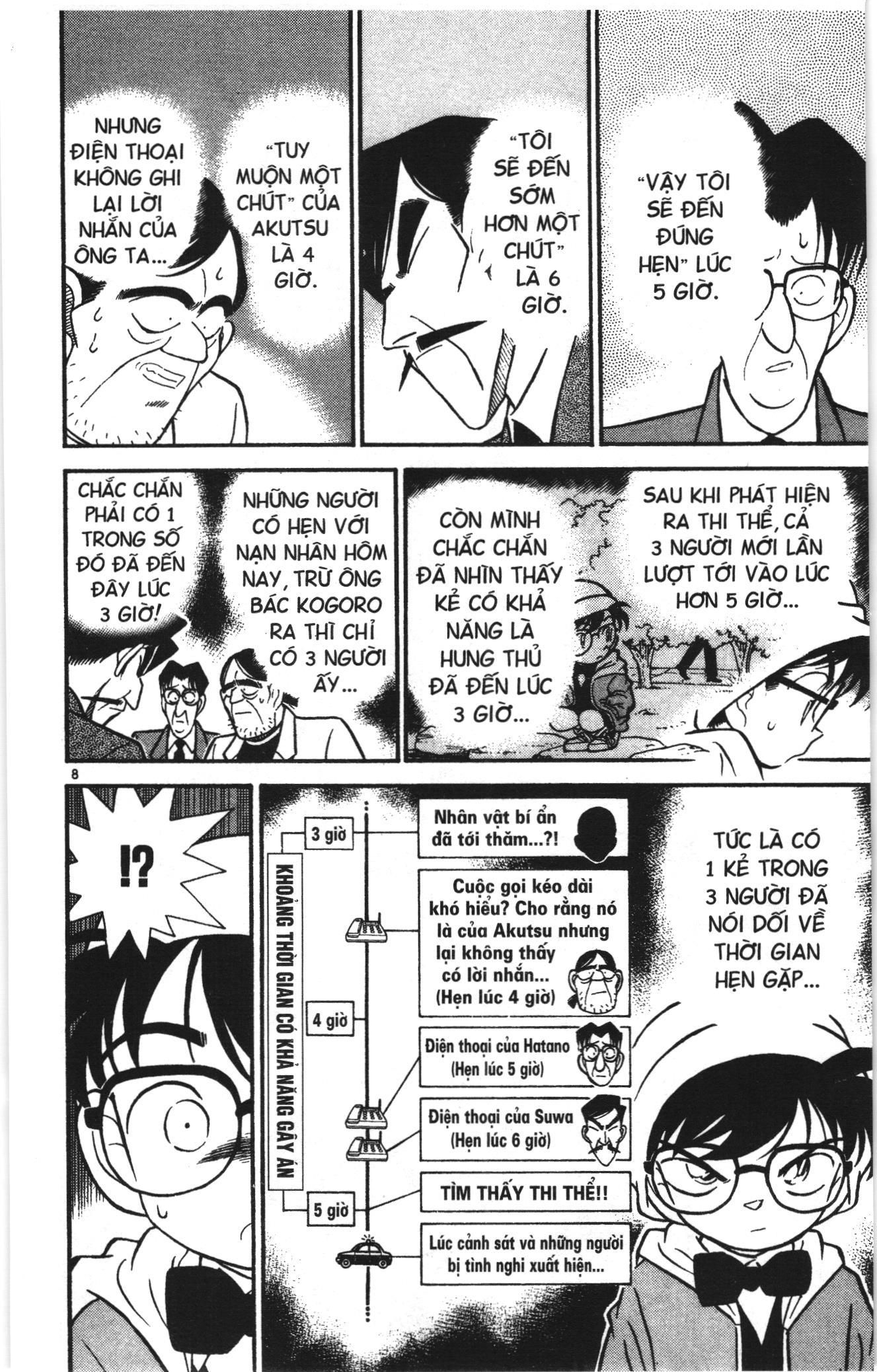 Thám tử lừng danh Conan Loạt truyện tranh Chapter 52 - Trang 8