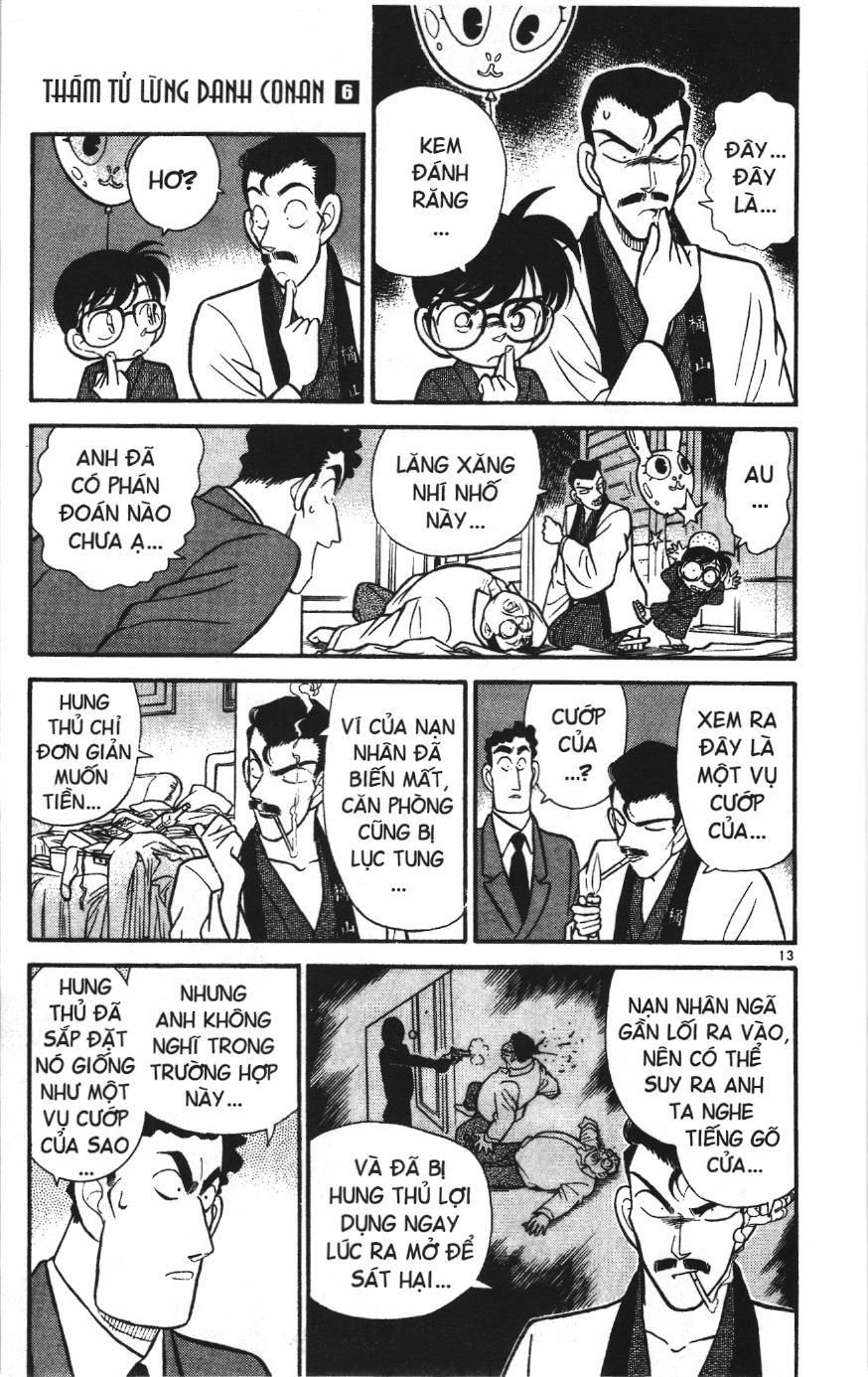 Thám tử lừng danh Conan Loạt truyện tranh Chapter 57 - Trang 13