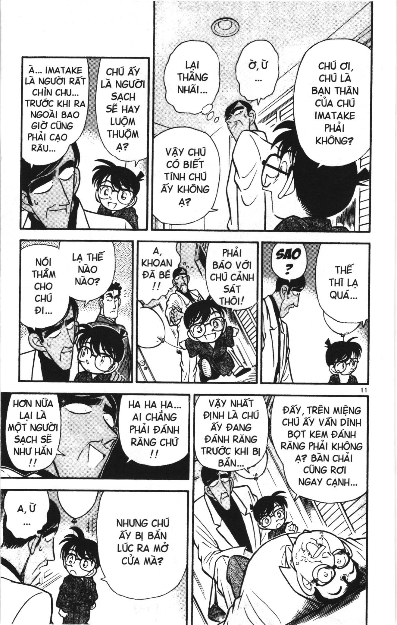 Thám tử lừng danh Conan Loạt truyện tranh Chapter 58 - Trang 11