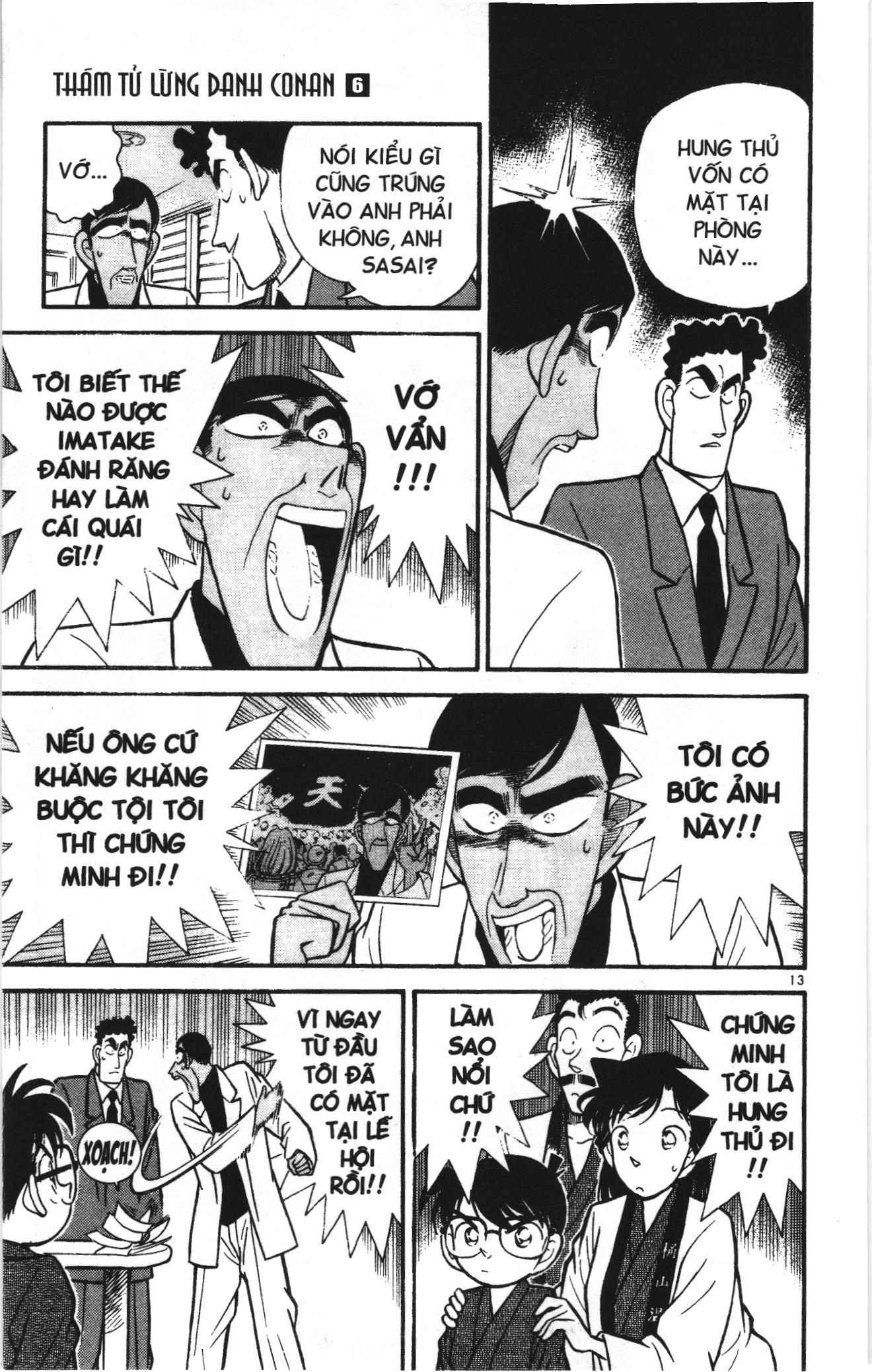 Thám tử lừng danh Conan Loạt truyện tranh Chapter 58 - Trang 13