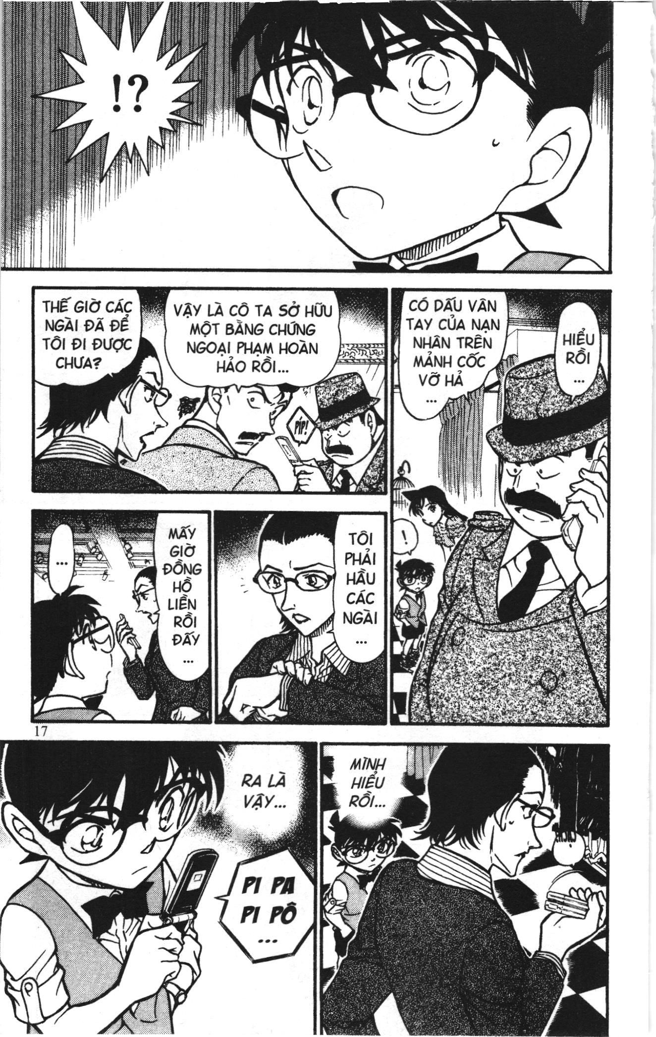 Thám tử lừng danh Conan Loạt truyện tranh Chapter 709 - Trang 15