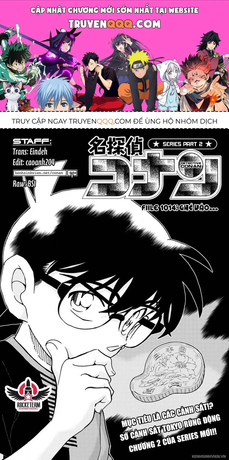Thám Tử Lừng Danh Conan Chapter 1014 - Trang 2