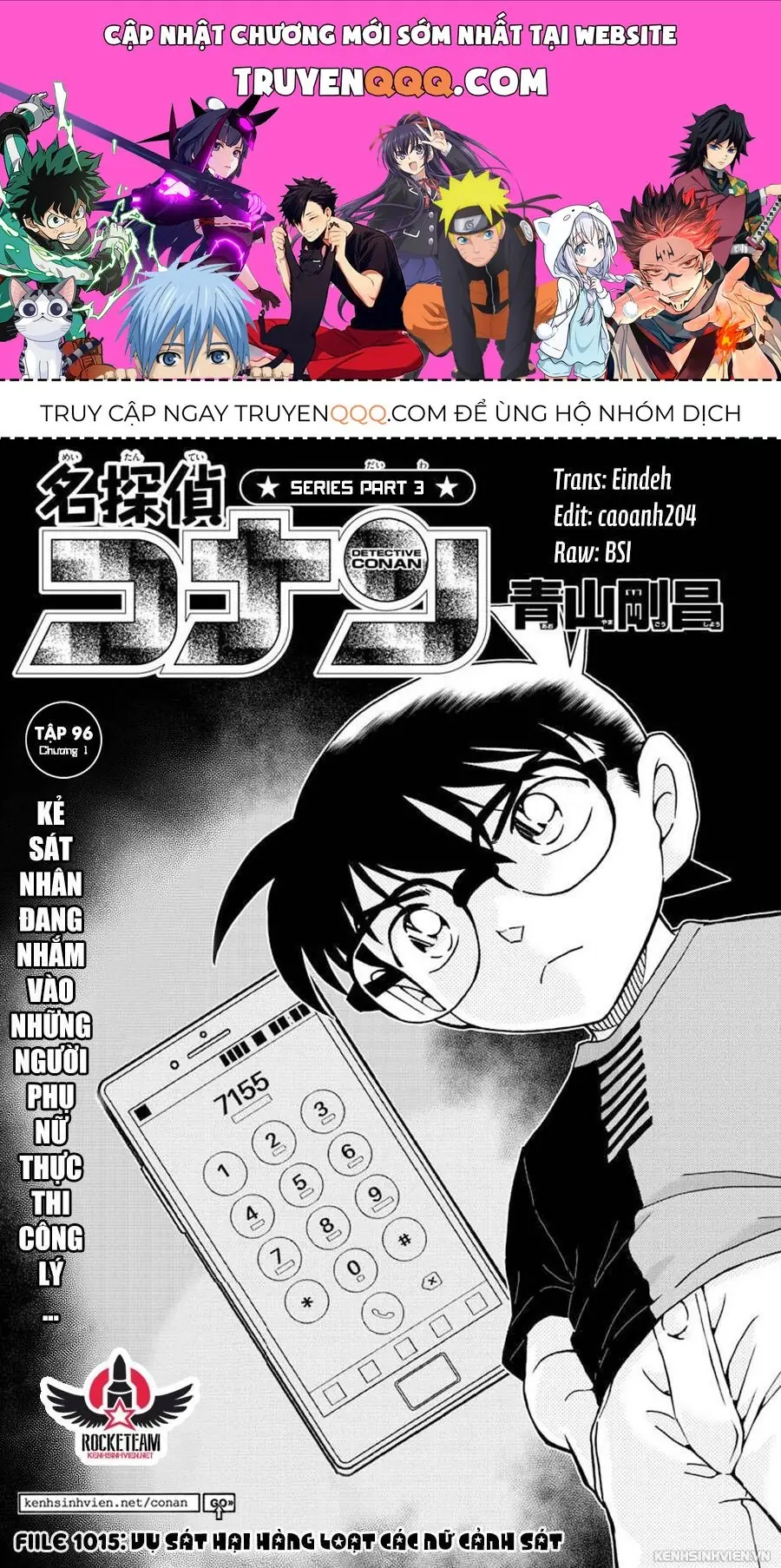 Thám Tử Lừng Danh Conan Chapter 1015 - Trang 2
