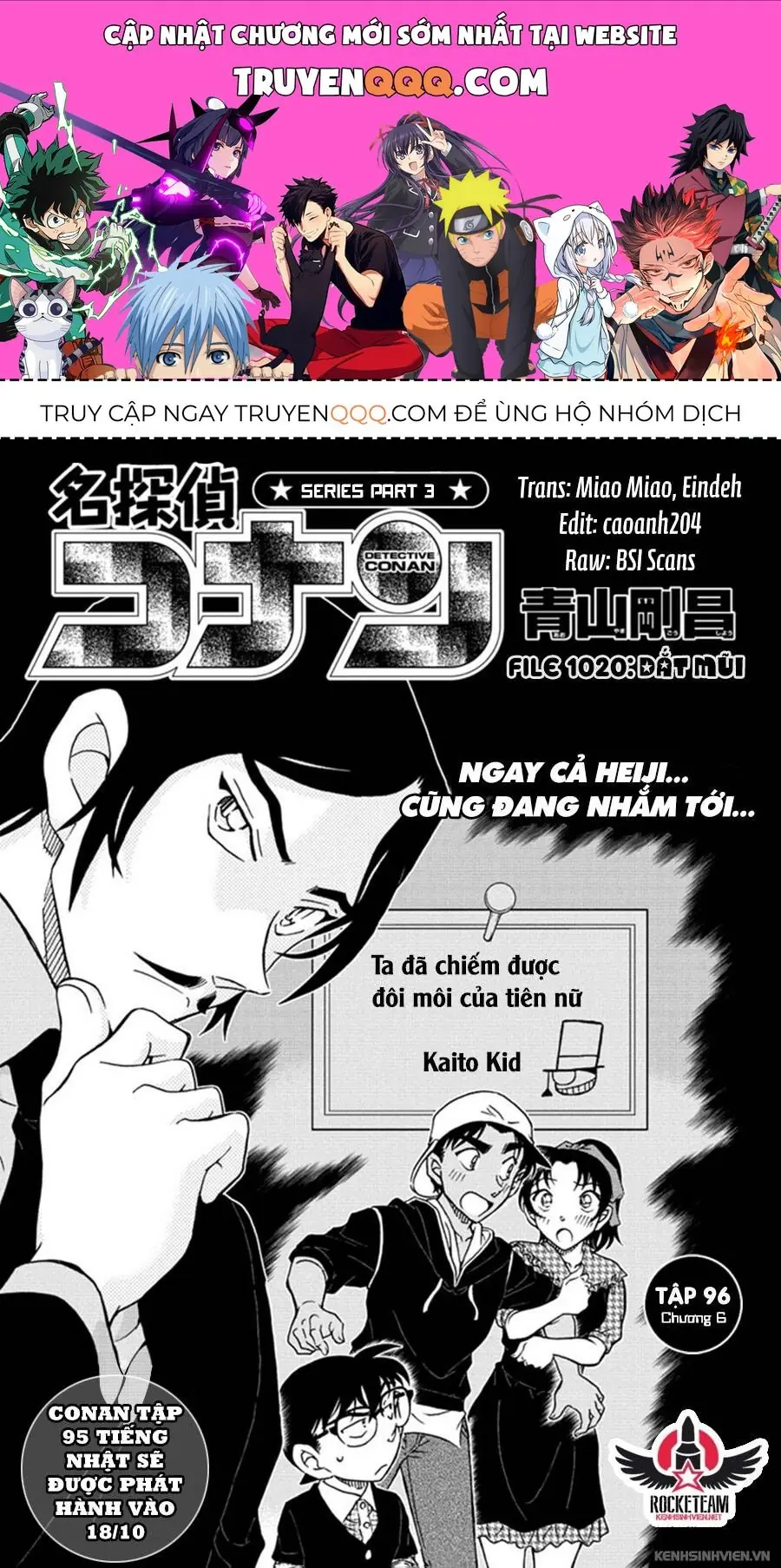 Thám Tử Lừng Danh Conan Chapter 1020 - Trang 2