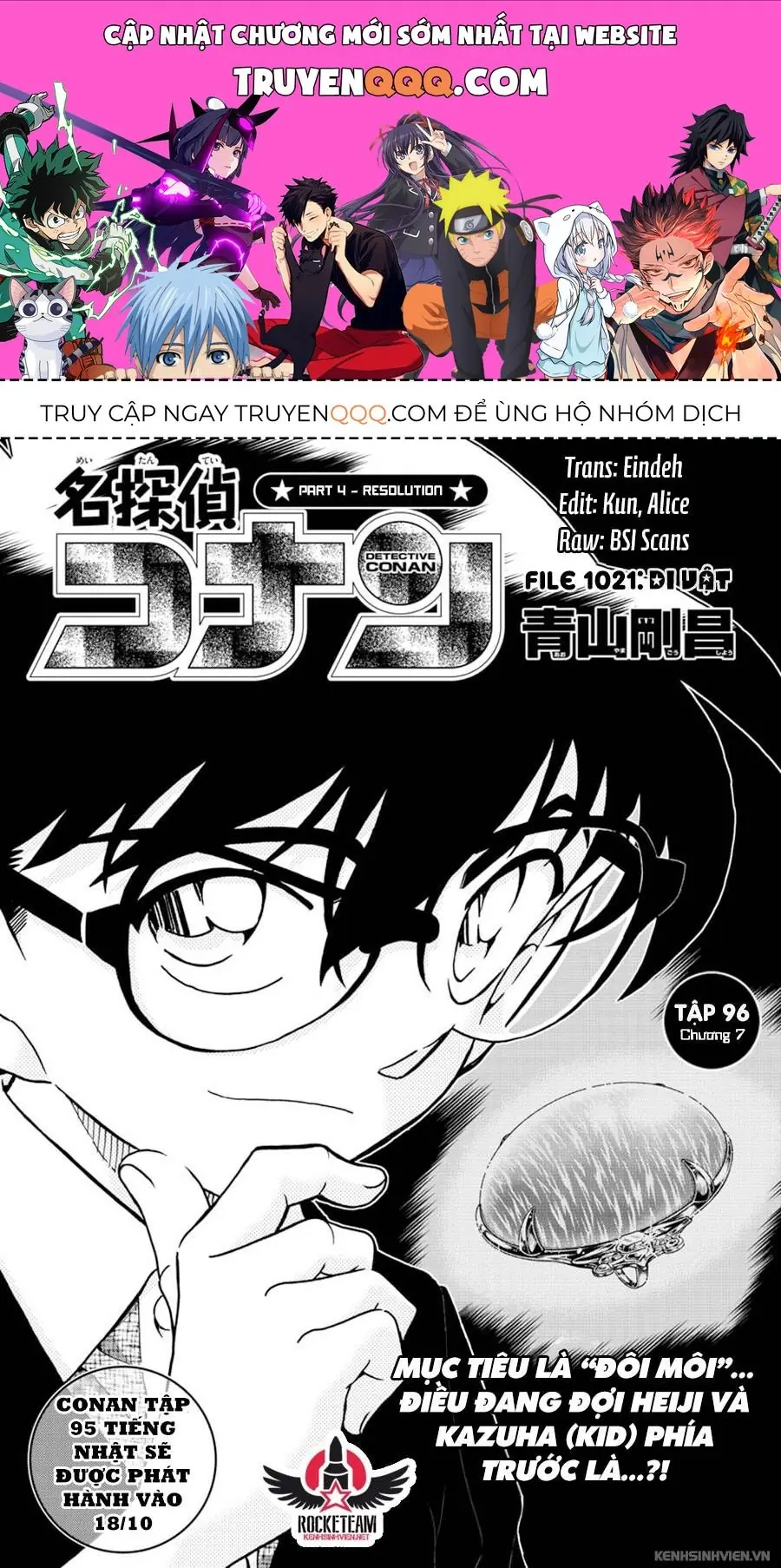 Thám Tử Lừng Danh Conan Chapter 1021 - Trang 2