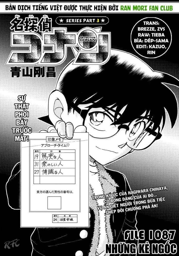 Thám Tử Lừng Danh Conan Chapter 1087 - Trang 3