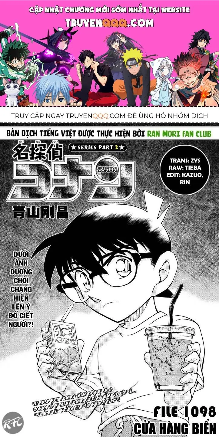 Thám Tử Lừng Danh Conan Chapter 1098 - Trang 2