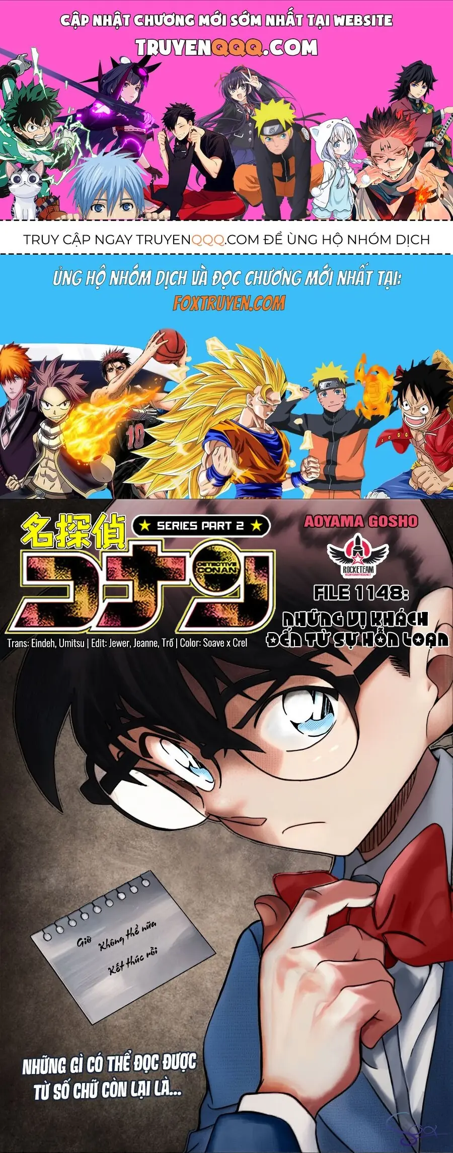 Thám Tử Lừng Danh Conan Chapter 1148 - Trang 2