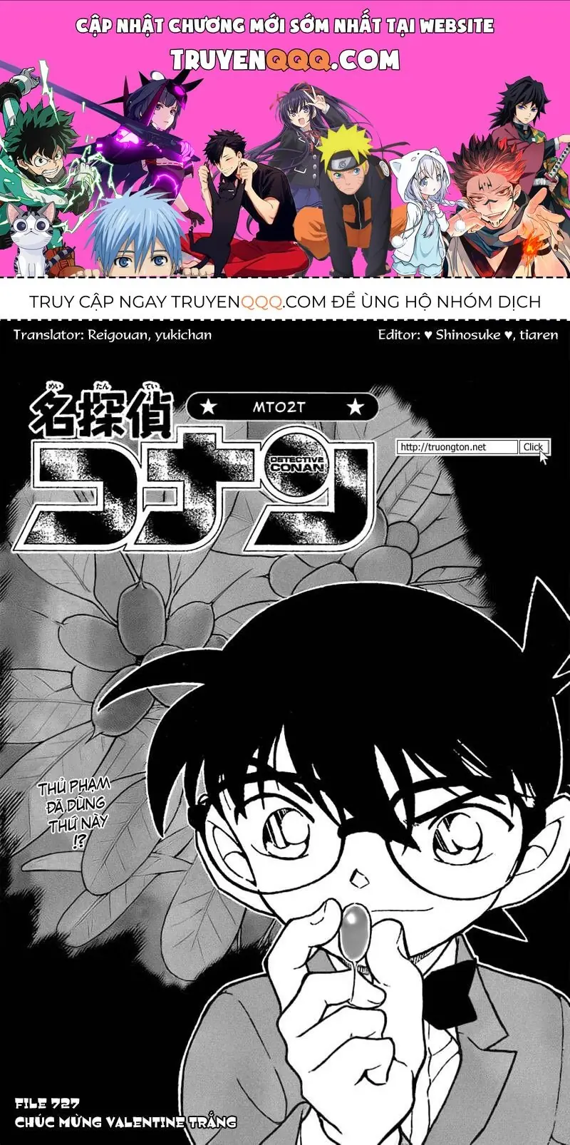 Thám Tử Lừng Danh Conan Chapter 727 - Trang 2