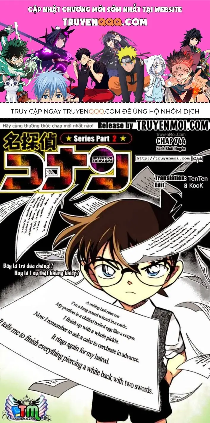 Thám Tử Lừng Danh Conan Chapter 744 - Trang 2