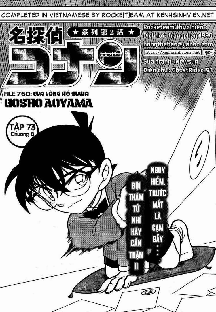 Thám Tử Lừng Danh Conan Chapter 760 - Trang 3