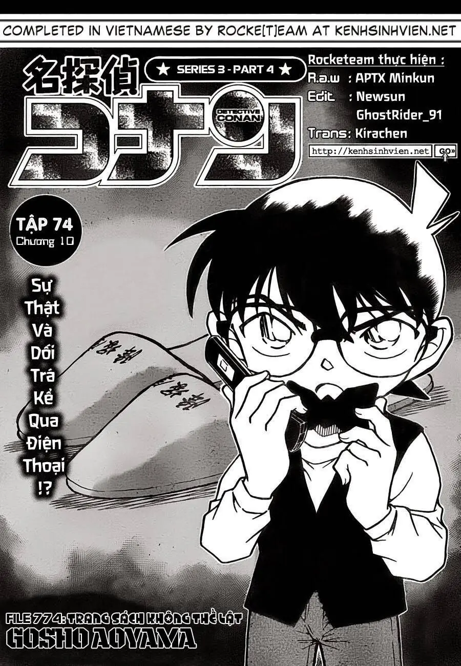 Thám Tử Lừng Danh Conan Chapter 774 - Trang 3