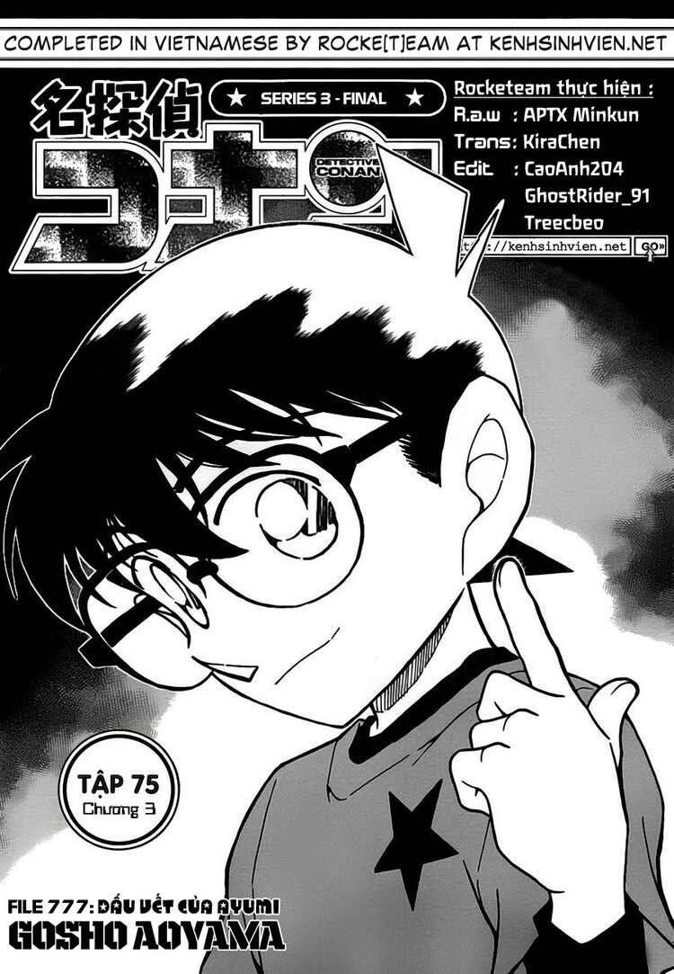 Thám Tử Lừng Danh Conan Chapter 777 - Trang 3