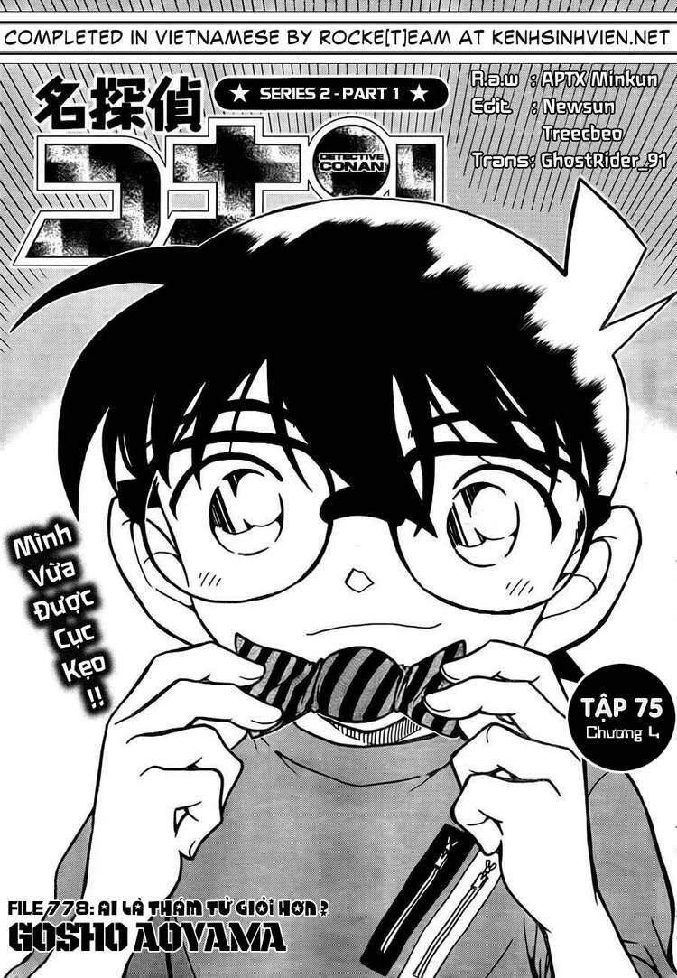 Thám Tử Lừng Danh Conan Chapter 778 - Trang 3