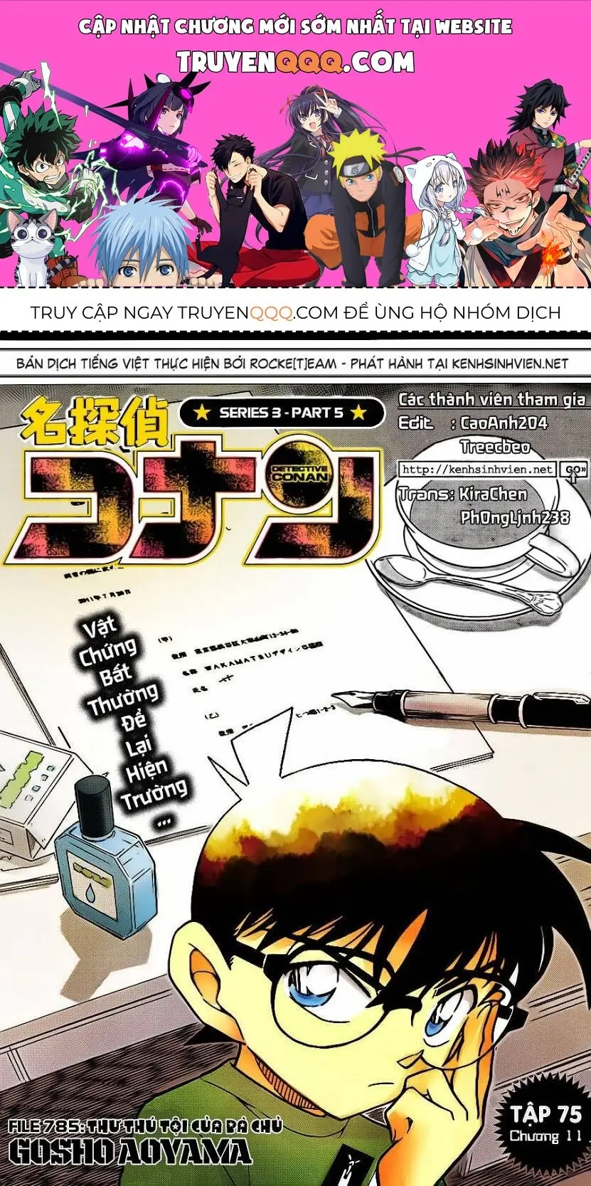 Thám Tử Lừng Danh Conan Chapter 785 - Trang 2