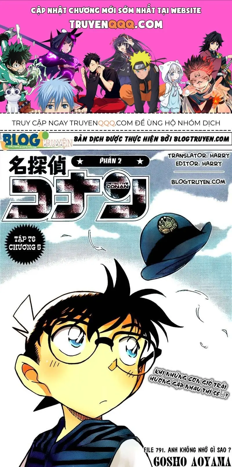 Thám Tử Lừng Danh Conan Chapter 791 - Trang 2