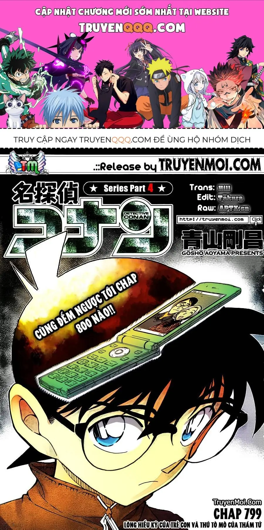 Thám Tử Lừng Danh Conan Chapter 799 - Trang 2