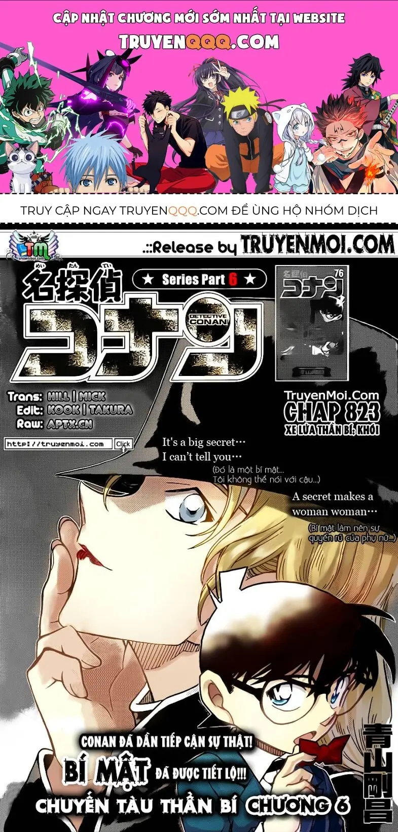 Thám Tử Lừng Danh Conan Chapter 823 - Trang 2