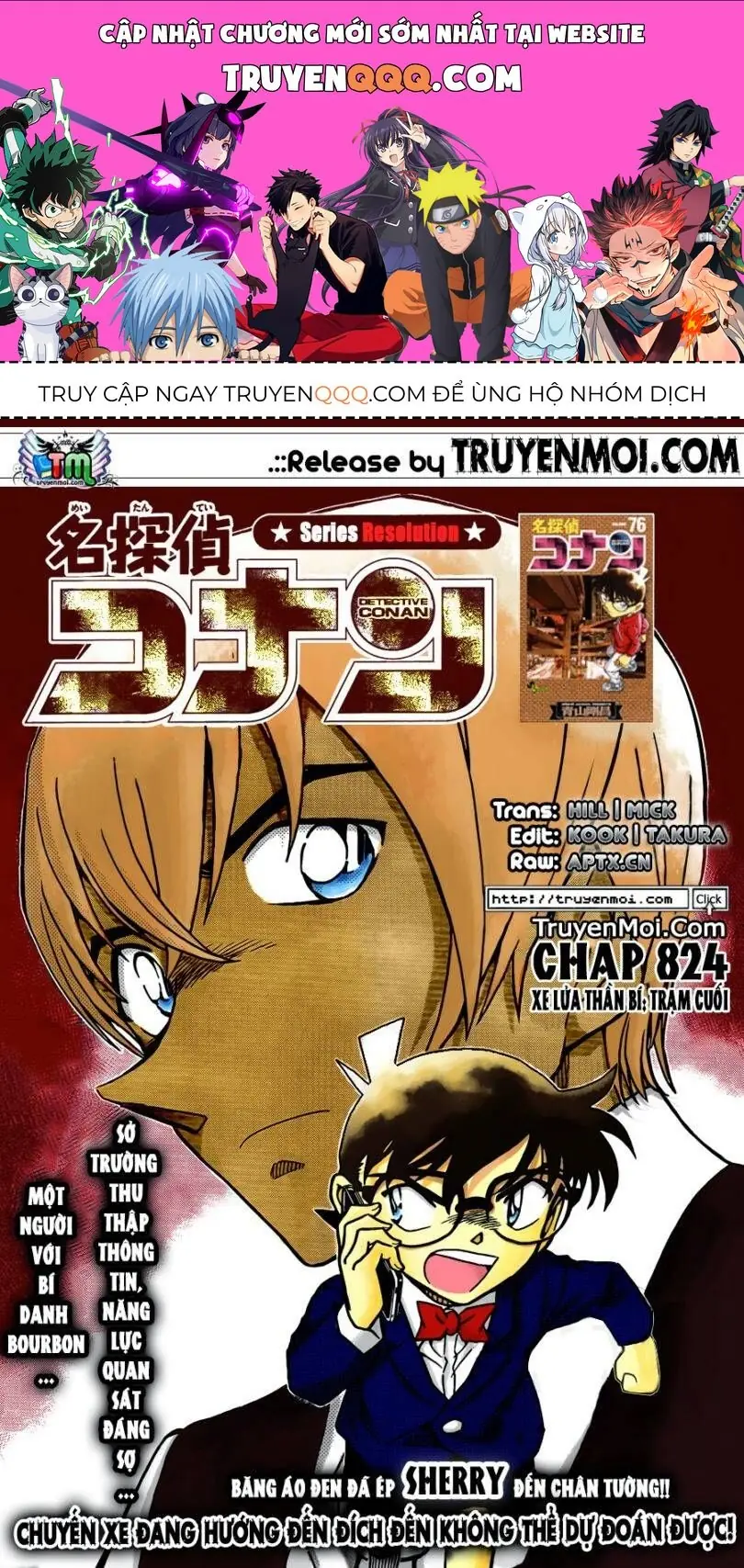 Thám Tử Lừng Danh Conan Chapter 824 - Trang 2