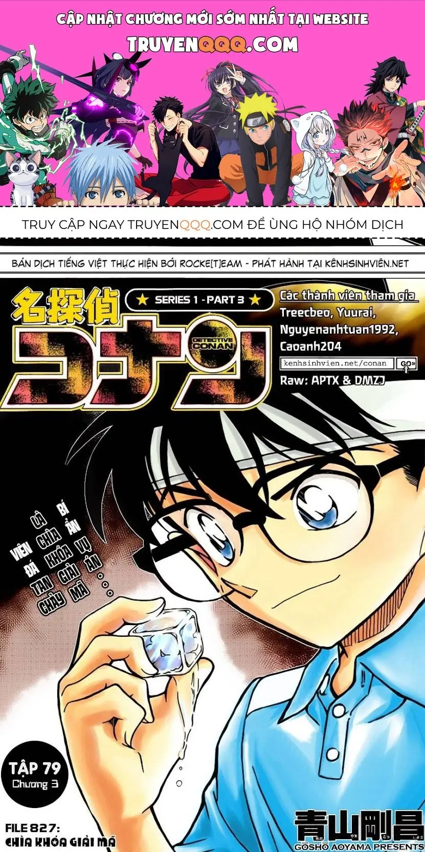 Thám Tử Lừng Danh Conan Chapter 827 - Trang 2