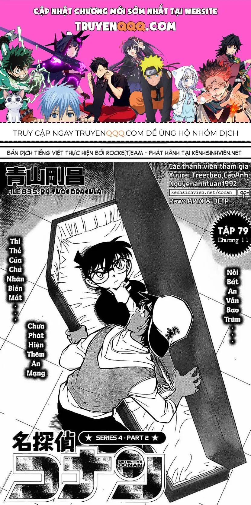 Thám Tử Lừng Danh Conan Chapter 835 - Trang 2