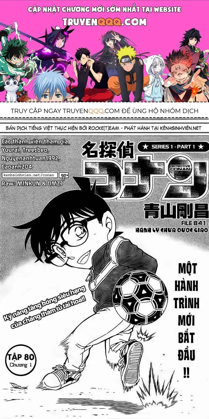 Thám Tử Lừng Danh Conan Chapter 841 - Trang 2