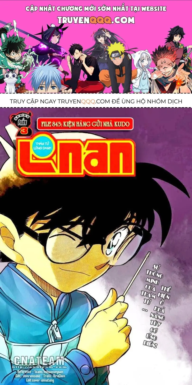Thám Tử Lừng Danh Conan Chapter 843 - Trang 2