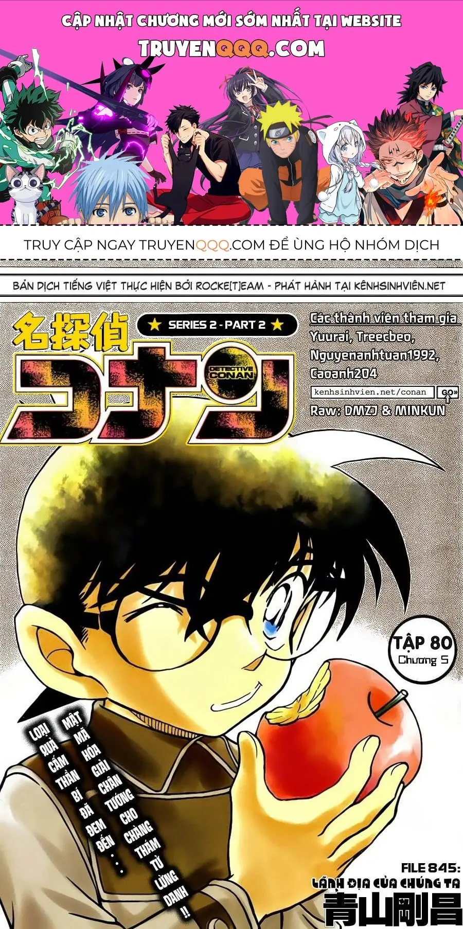 Thám Tử Lừng Danh Conan Chapter 845 - Trang 2