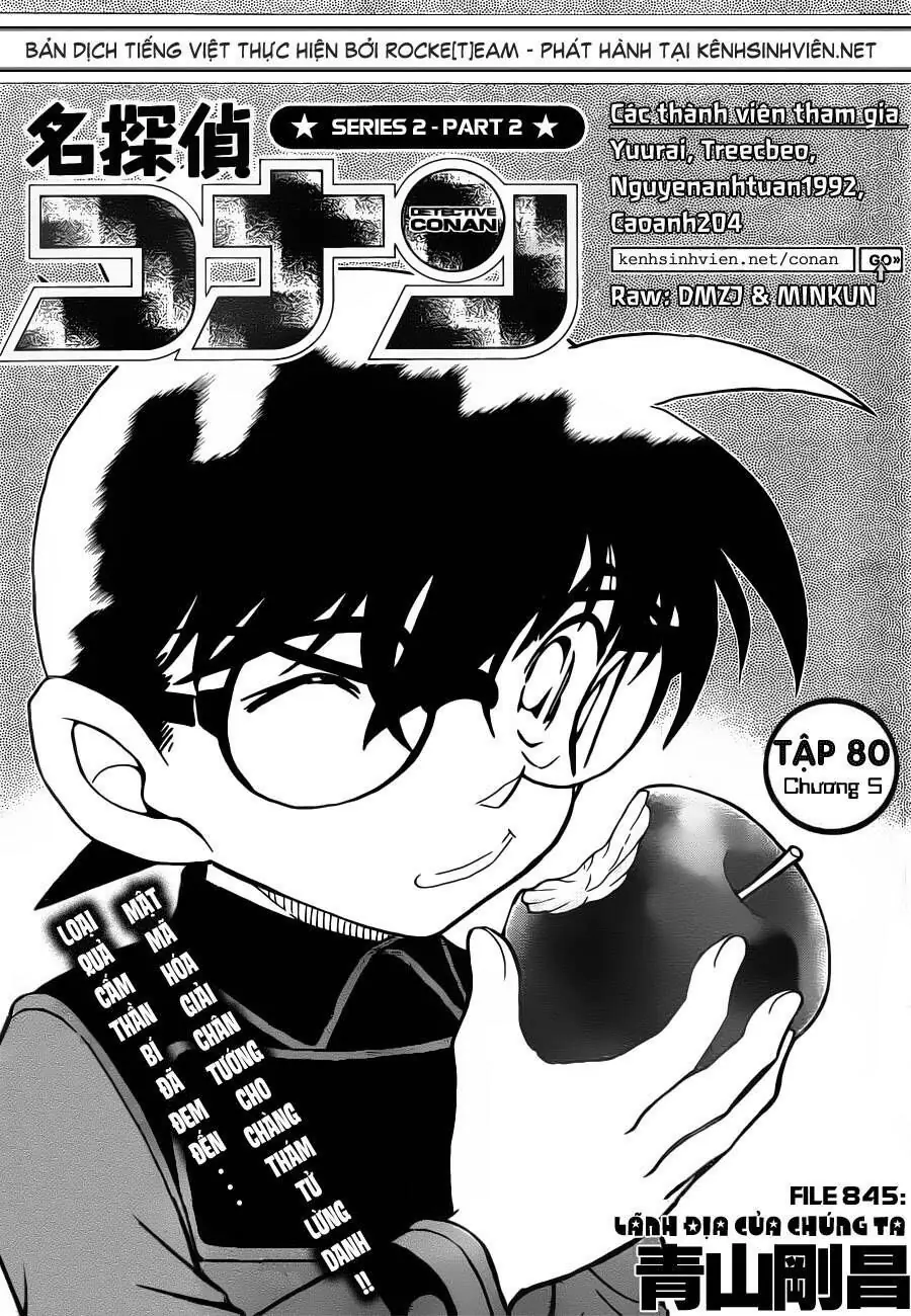 Thám Tử Lừng Danh Conan Chapter 845 - Trang 3