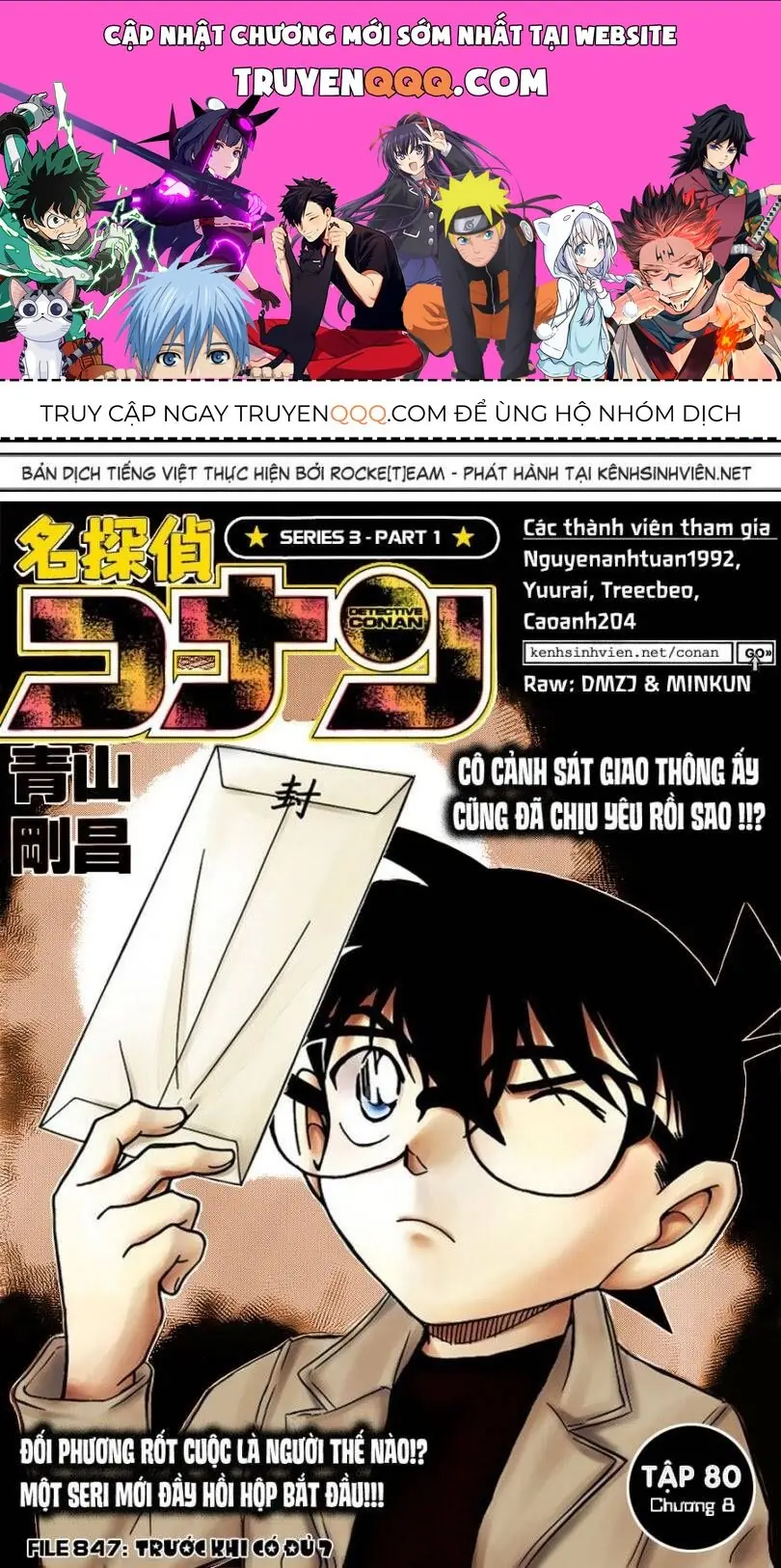 Thám Tử Lừng Danh Conan Chapter 847 - Trang 2