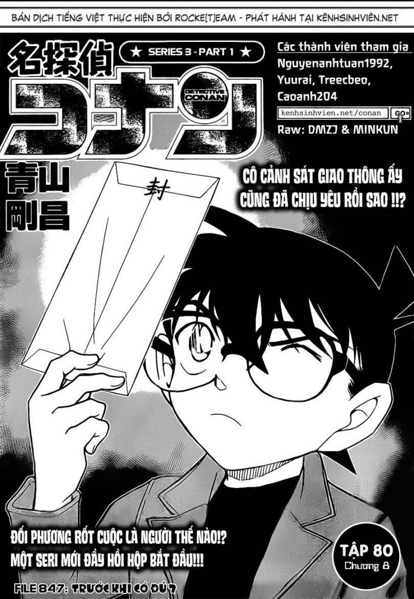 Thám Tử Lừng Danh Conan Chapter 847 - Trang 4