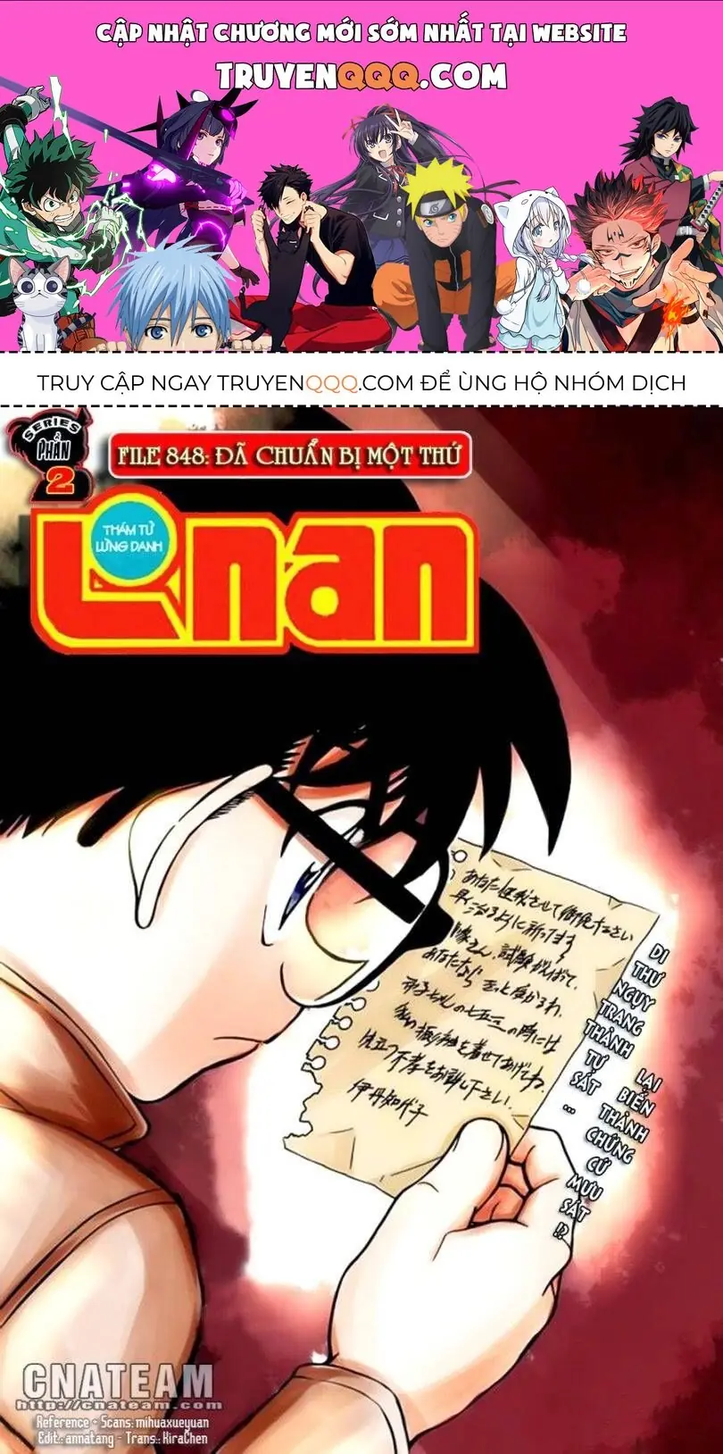 Thám Tử Lừng Danh Conan Chapter 848 - Trang 2