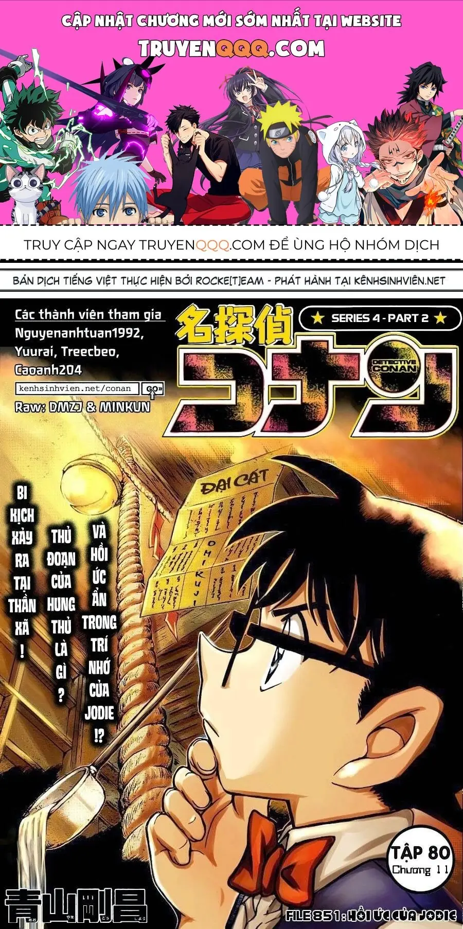 Thám Tử Lừng Danh Conan Chapter 851 - Trang 2