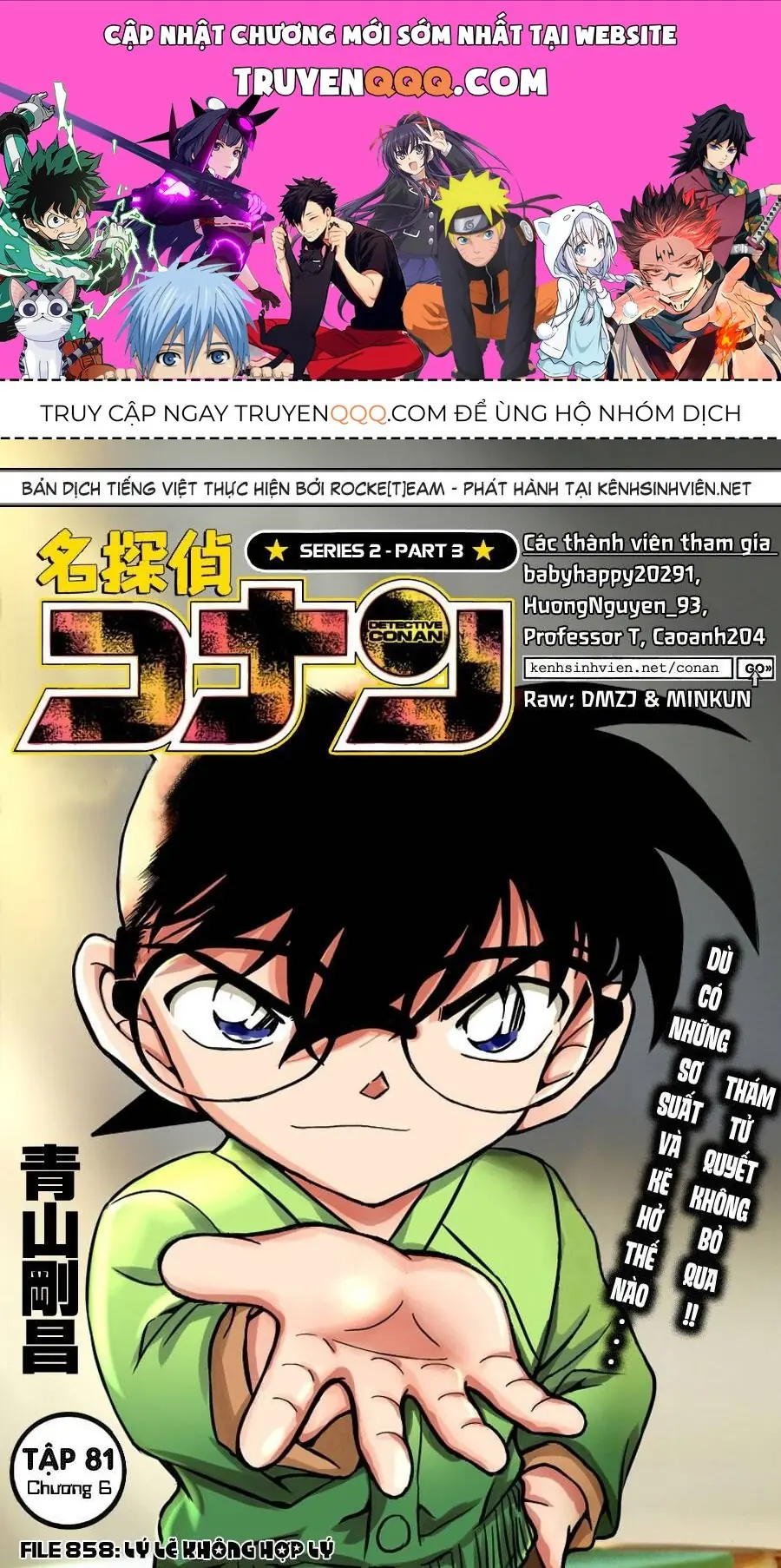 Thám Tử Lừng Danh Conan Chapter 858 - Trang 2