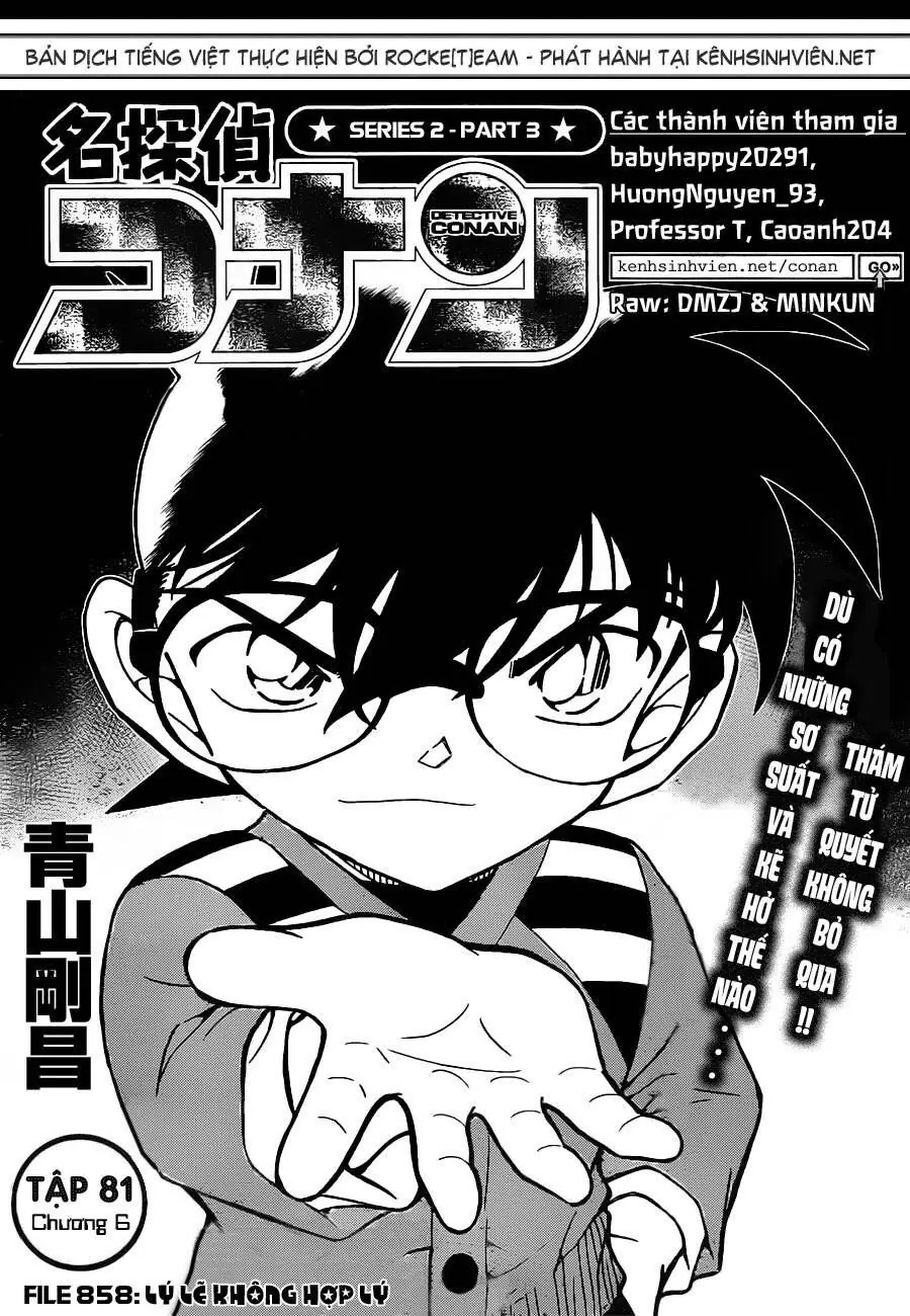 Thám Tử Lừng Danh Conan Chapter 858 - Trang 3