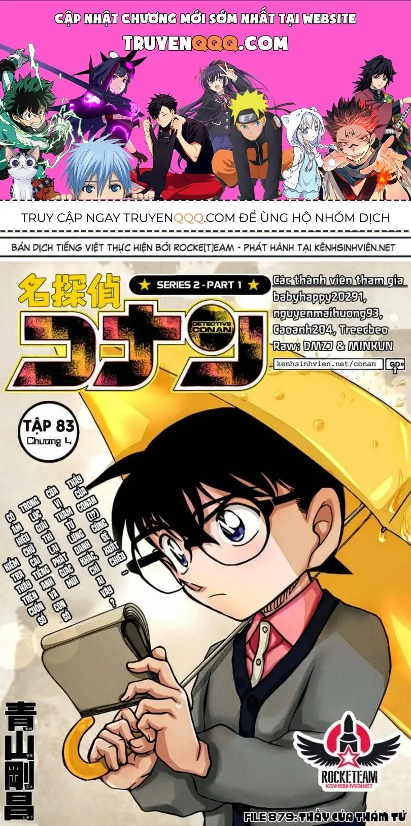 Thám Tử Lừng Danh Conan Chapter 879 - Trang 2