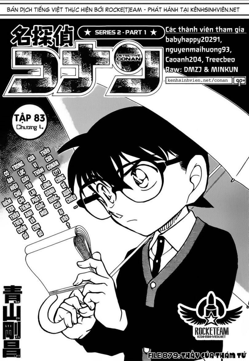Thám Tử Lừng Danh Conan Chapter 879 - Trang 3