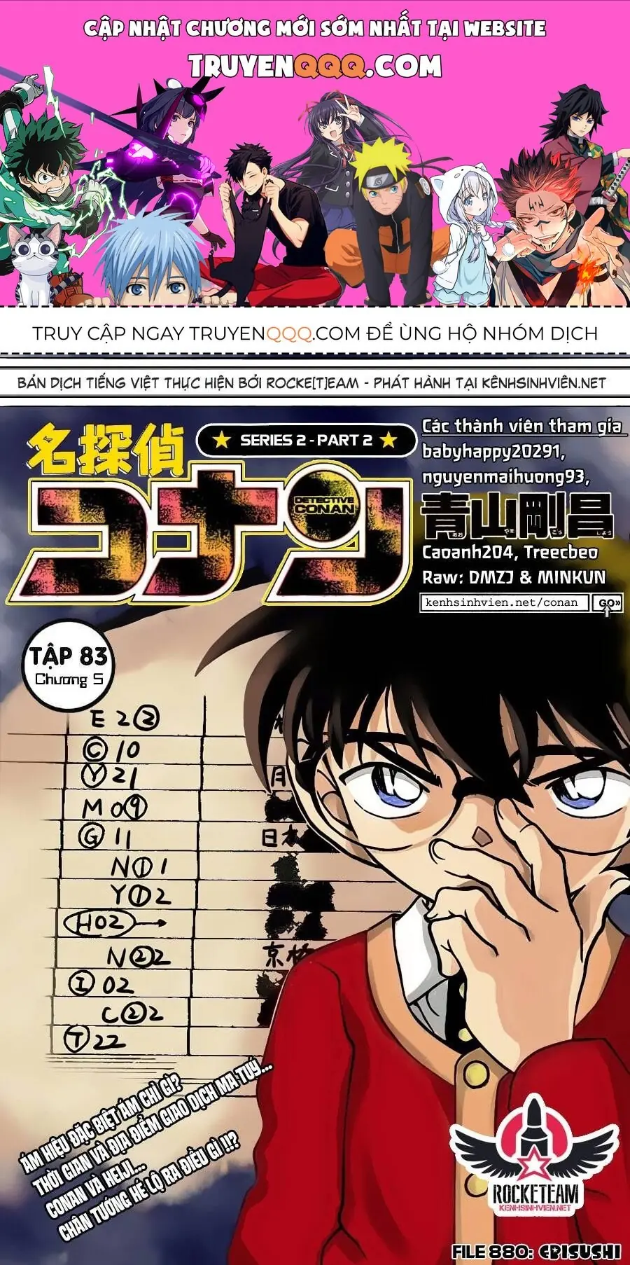 Thám Tử Lừng Danh Conan Chapter 880 - Trang 2
