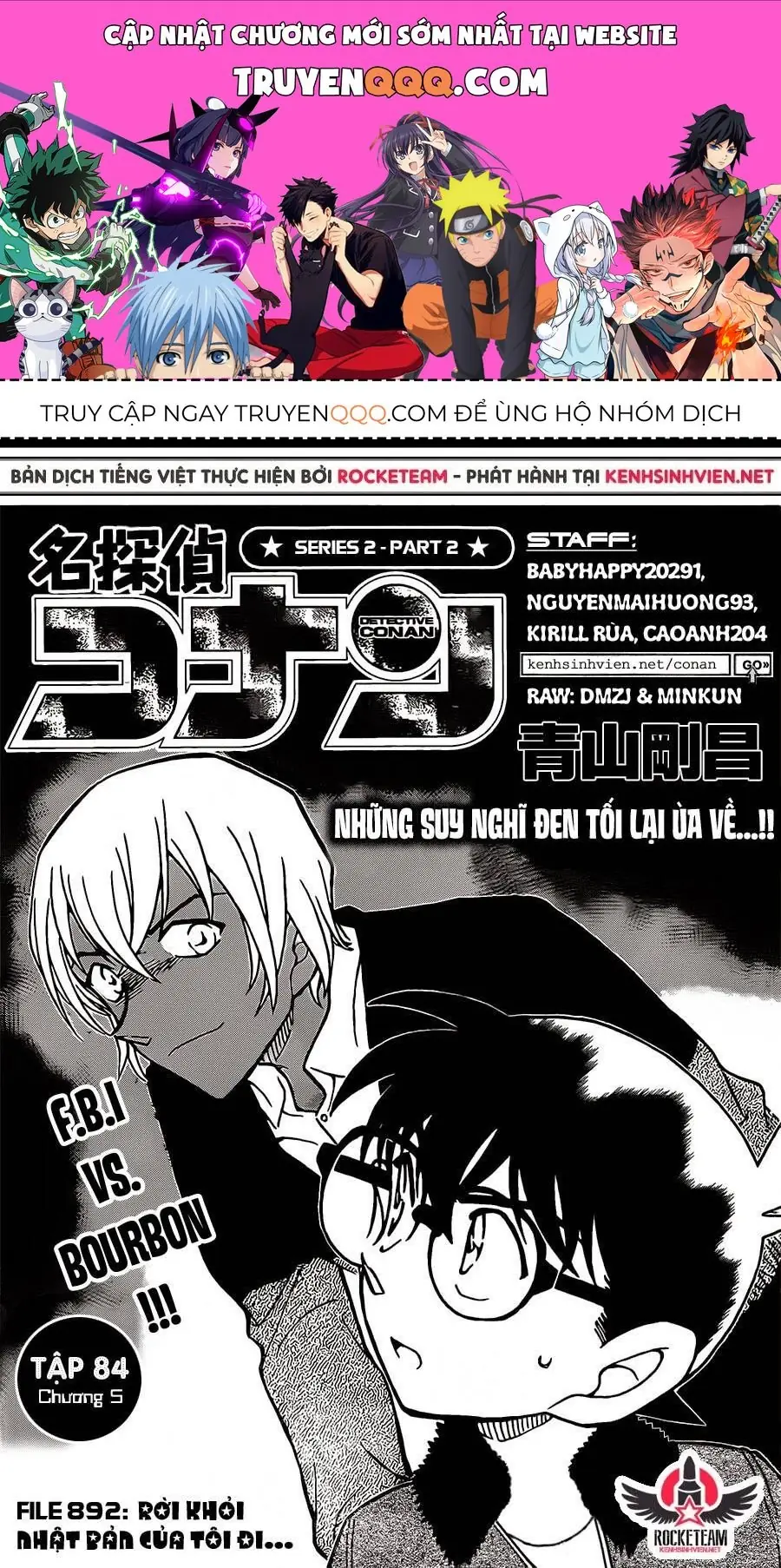Thám Tử Lừng Danh Conan Chapter 892 - Trang 2