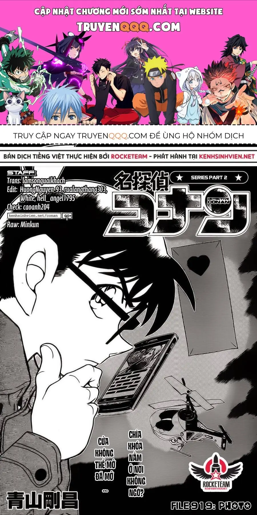 Thám Tử Lừng Danh Conan Chapter 919 - Trang 2