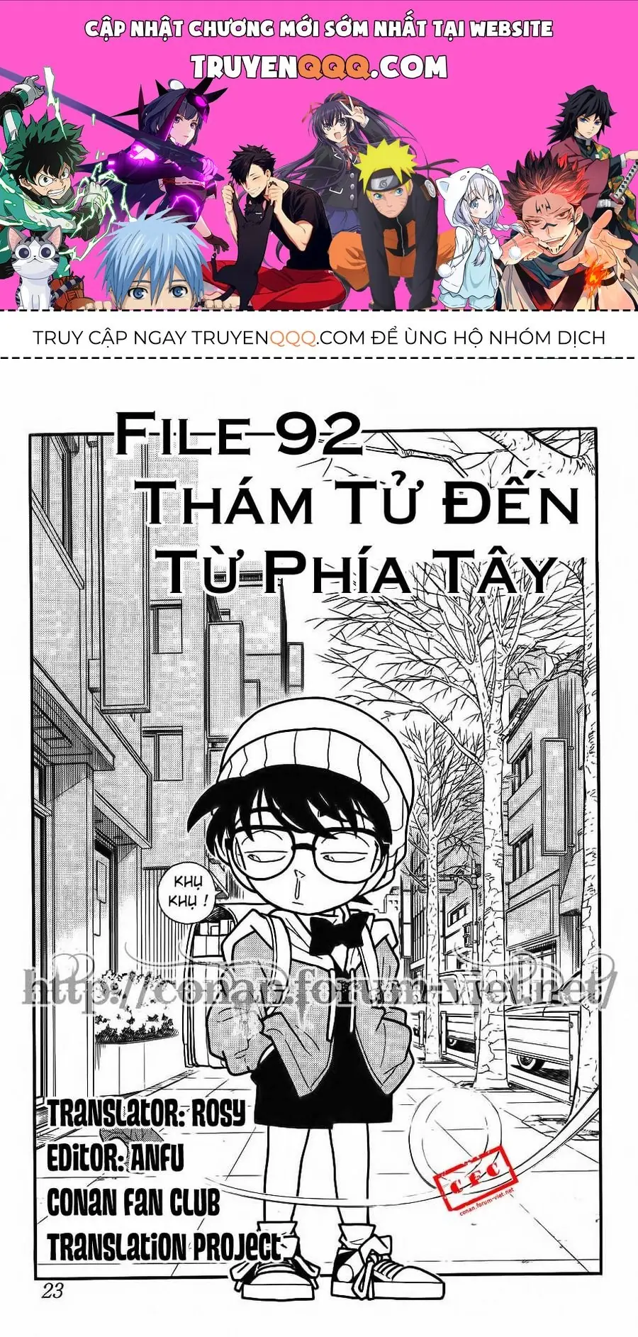 Thám Tử Lừng Danh Conan Chapter 92 - Trang 2