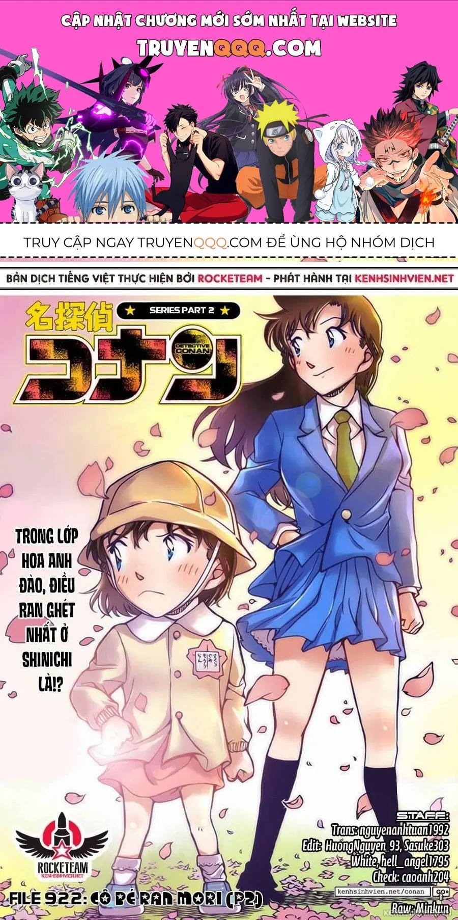 Thám Tử Lừng Danh Conan Chapter 922 - Trang 2