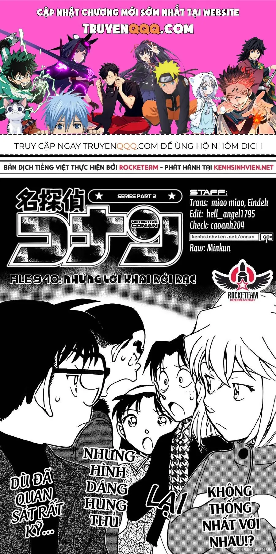 Thám Tử Lừng Danh Conan Chapter 940 - Trang 2
