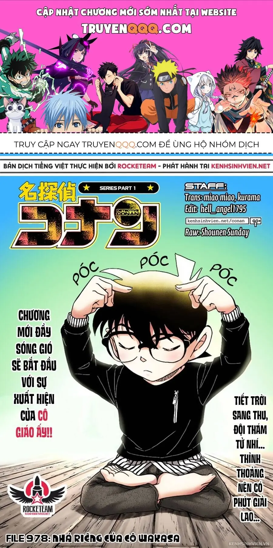 Thám Tử Lừng Danh Conan Chapter 978 - Trang 2