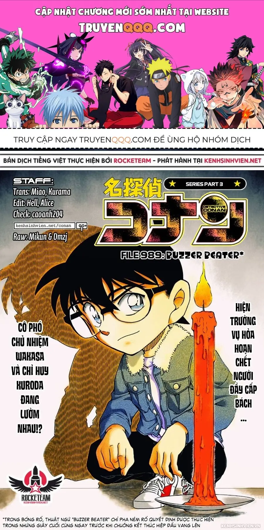 Thám Tử Lừng Danh Conan Chapter 989 - Trang 2