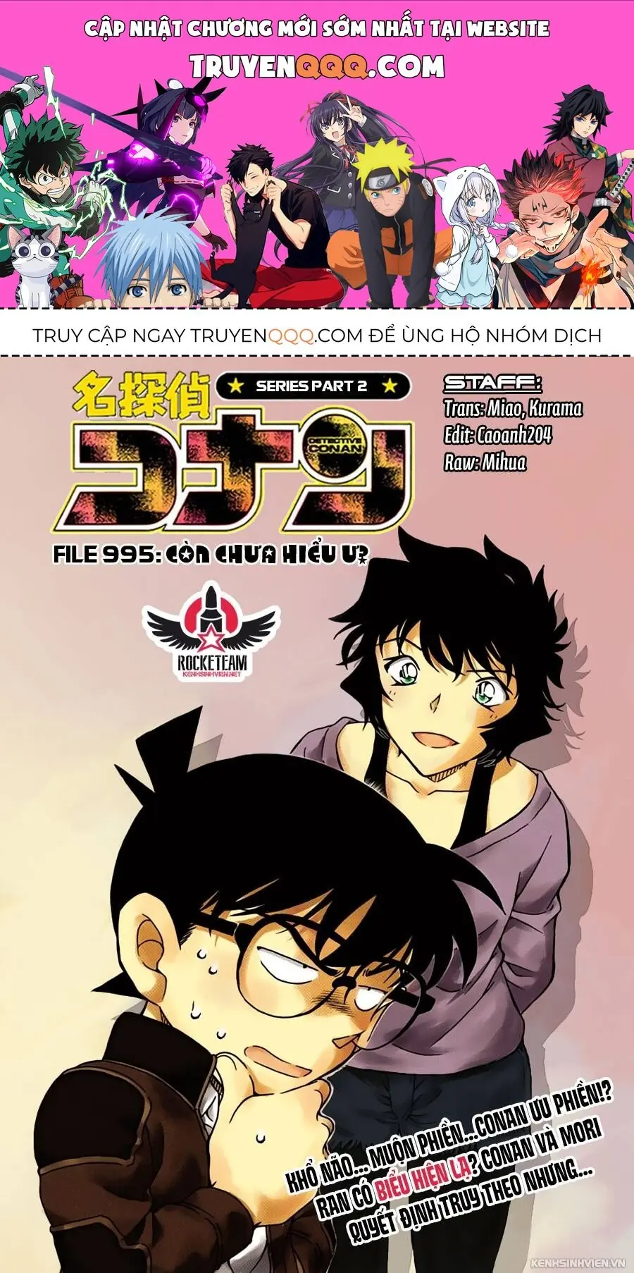 Thám Tử Lừng Danh Conan Chapter 995 - Trang 2