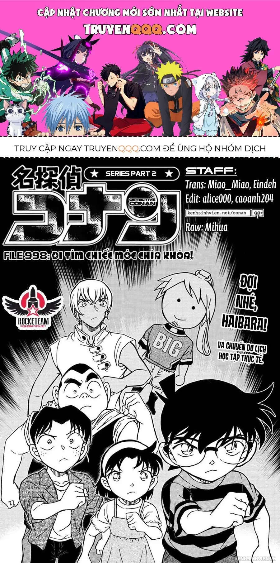 Thám Tử Lừng Danh Conan Chapter 998 - Trang 2