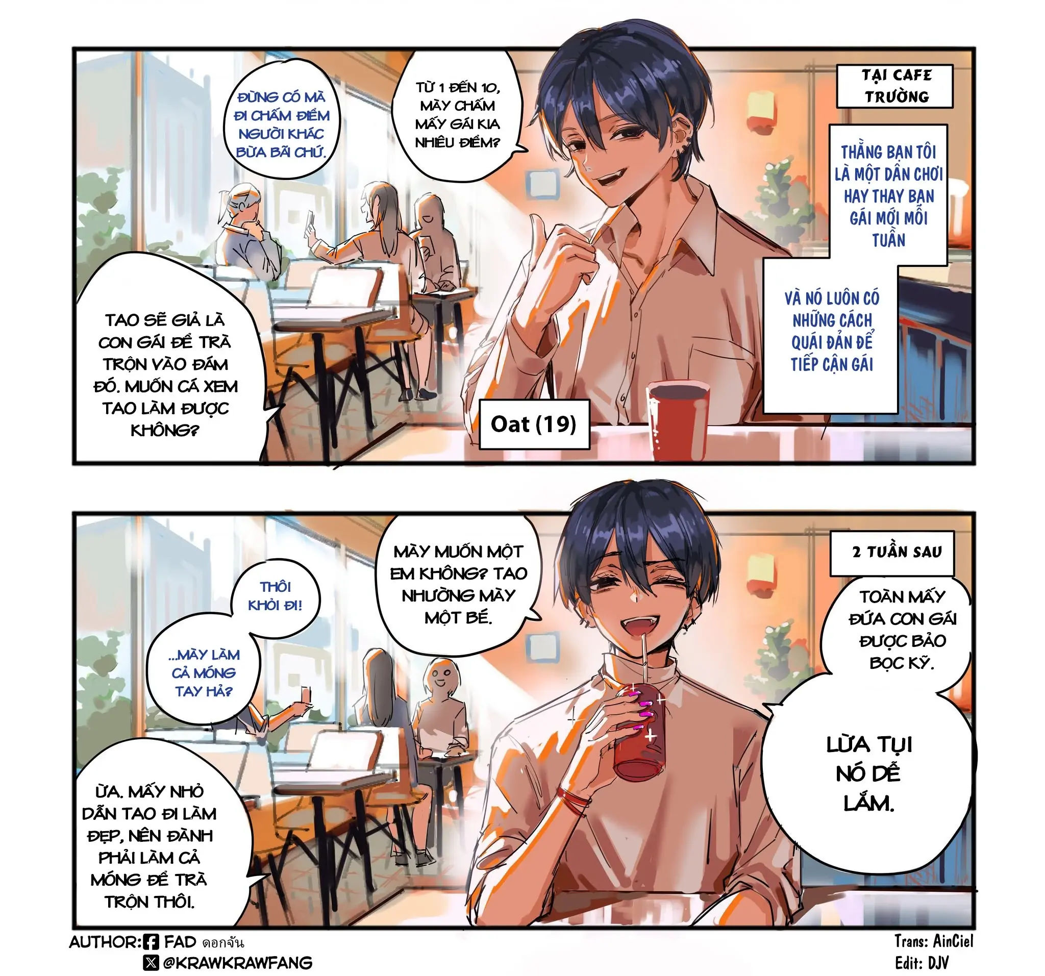 Thằng bạn dân chơi nay đã hóa "gái" Chapter 10 - Trang 3